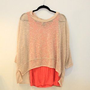 Womens Top with Attached Cardigan